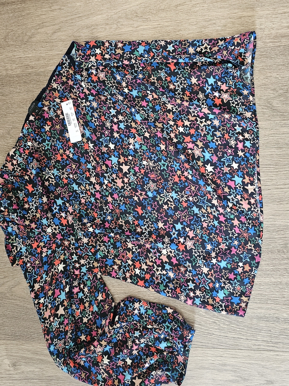 J Crew One Shoulder Long Sleeve Blouse